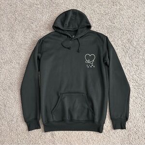 BT21 Tata Mang and Shooky Black Hoodie Womens M